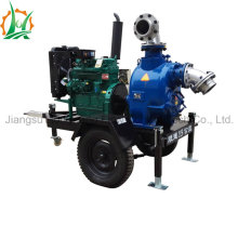 Self Priming Diesel Engine Sewage Trailer Pump